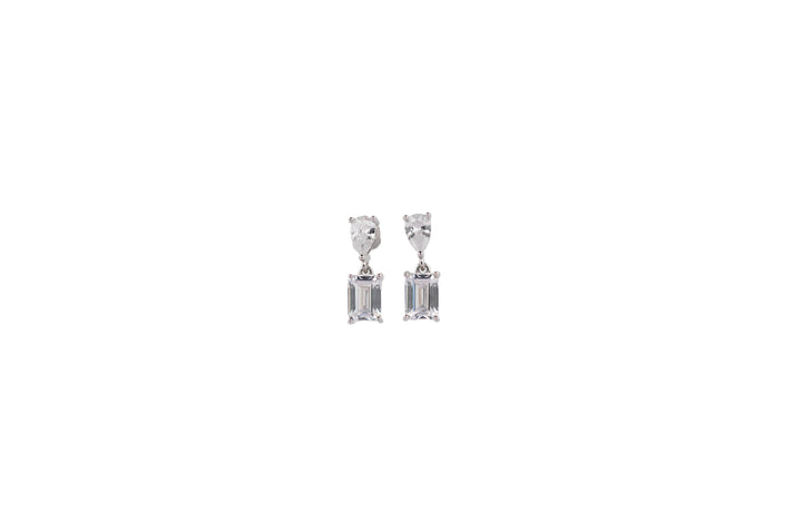 92.5 Sterling Silver Minimalist Dangle Earrings 15737