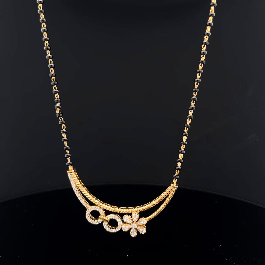 Zircon Mangalsutra  9680