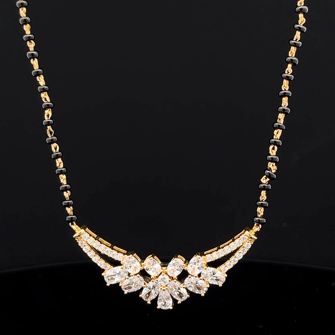 Zircon Mangalsutra  9714