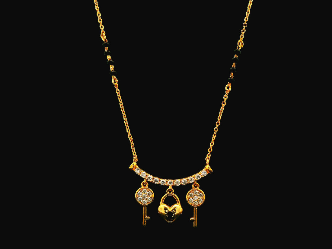 Zircon Mangalsutra  9756