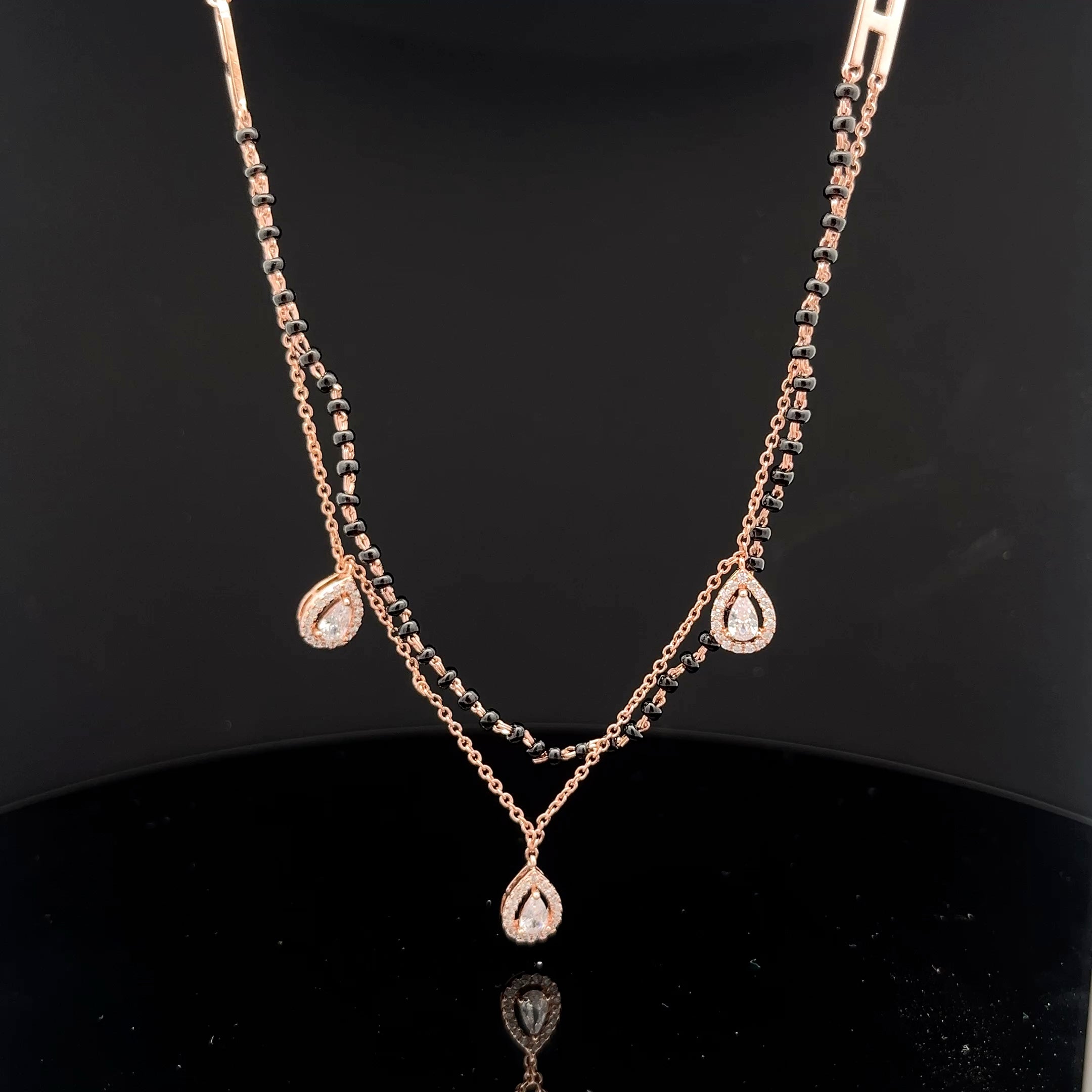 Zircon Mangalsutra 9771
