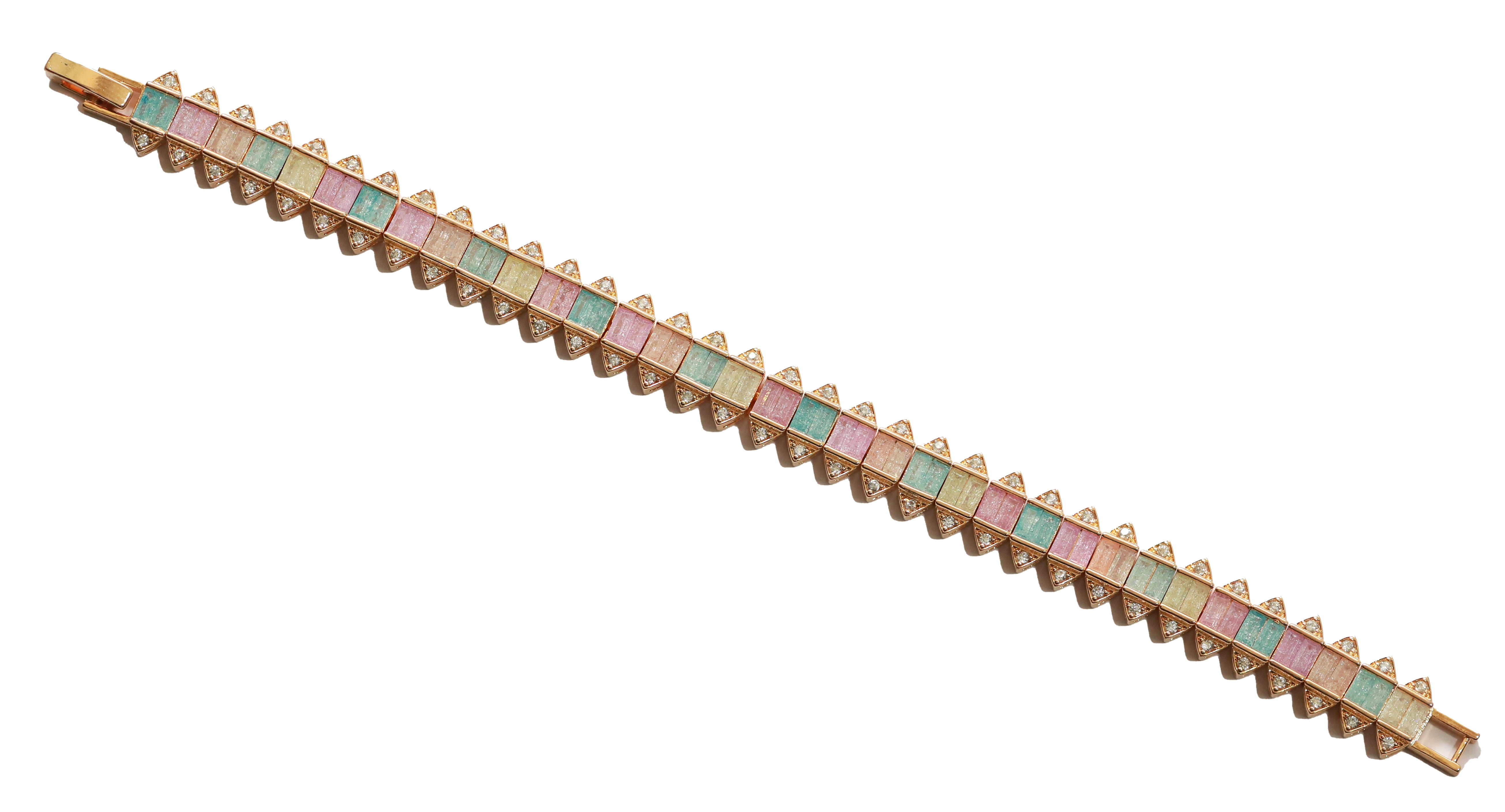 Zircon Multi-Cut Glam Bracelet 5514