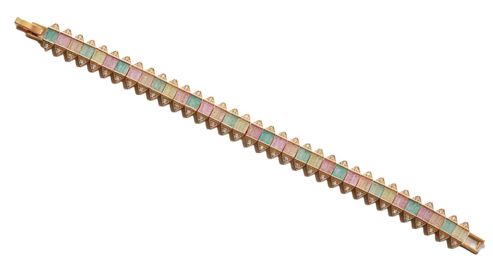 Zircon Multi-Cut Glam Bracelet 5514